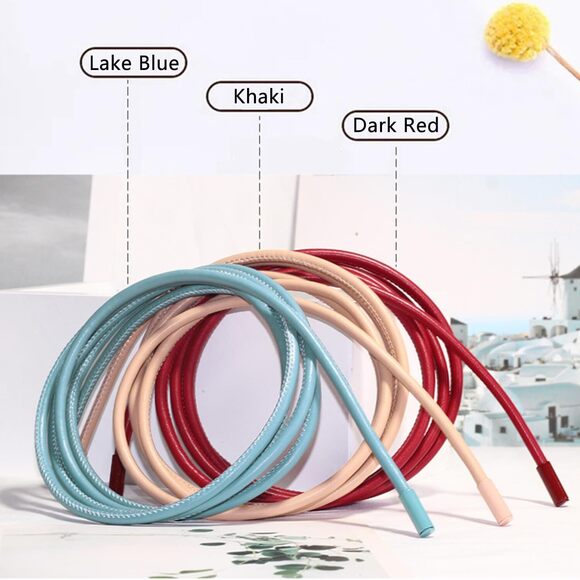 Women Leather Cord String Rope Waist Belt For Dress Knot Belt For 9171 - Picture 5 of 6